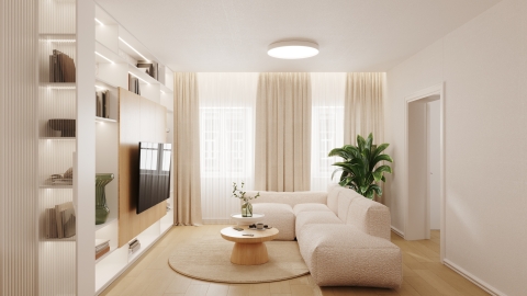 Návrh interiéru staromestkého bytu v Žiline